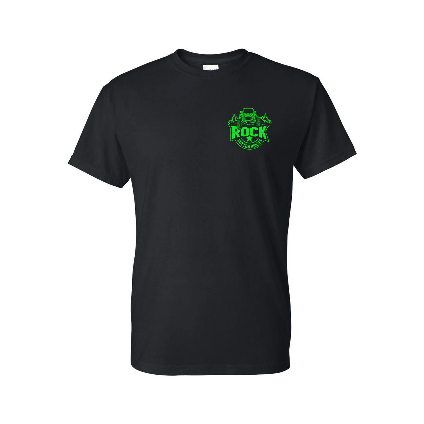 T-Shirt Black Short Sleeve (9 Logo Colors Available)