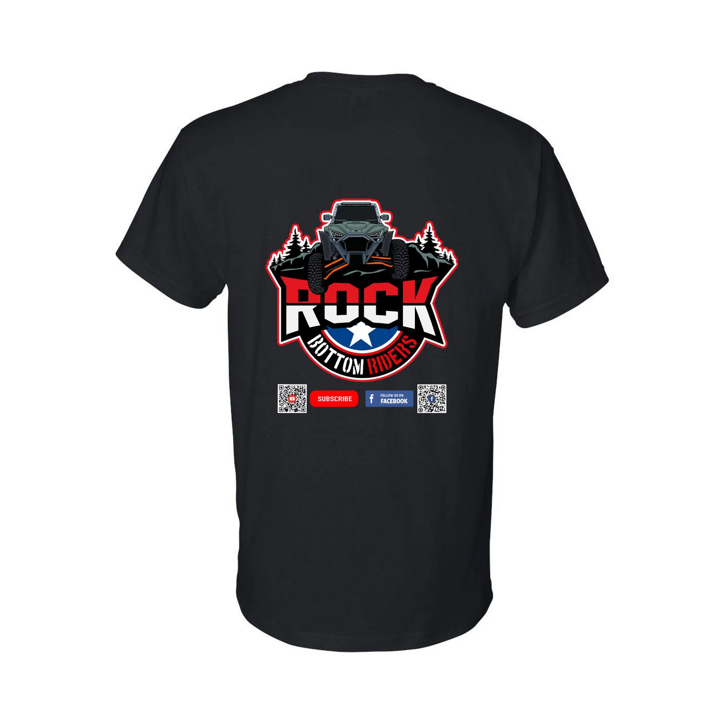 T-Shirt Black Short Sleeve (9 Logo Colors Available)