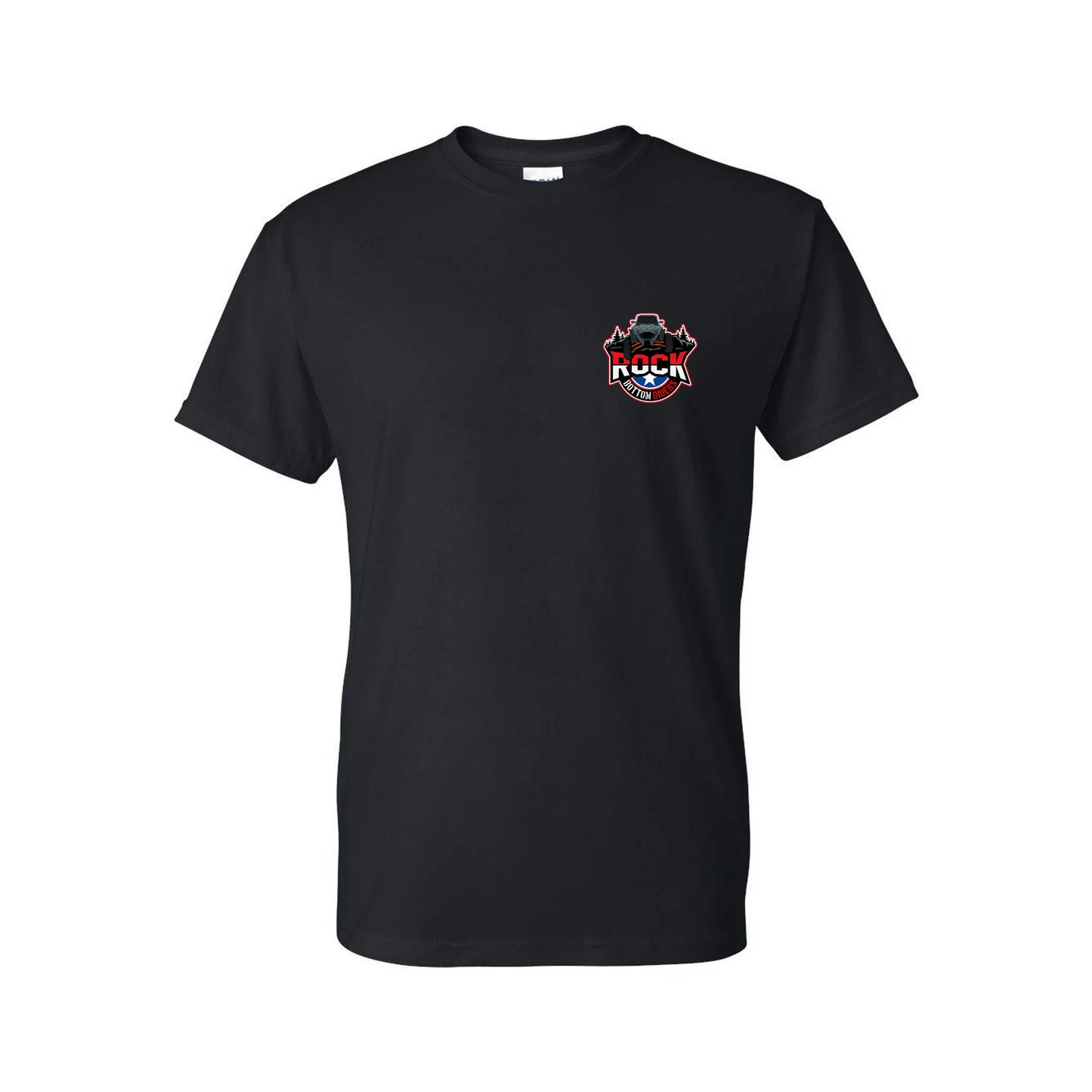 T-Shirt Black Short Sleeve (9 Logo Colors Available)