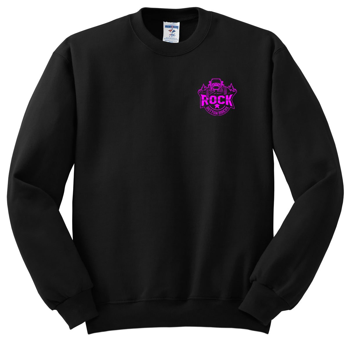 Long Sleeve Crewneck Sweater Black