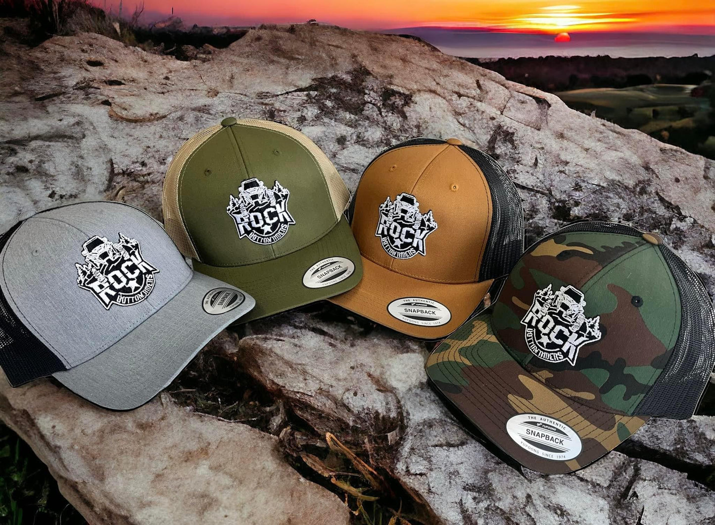 Headwear Embroidered Snapback Trucker Hat
